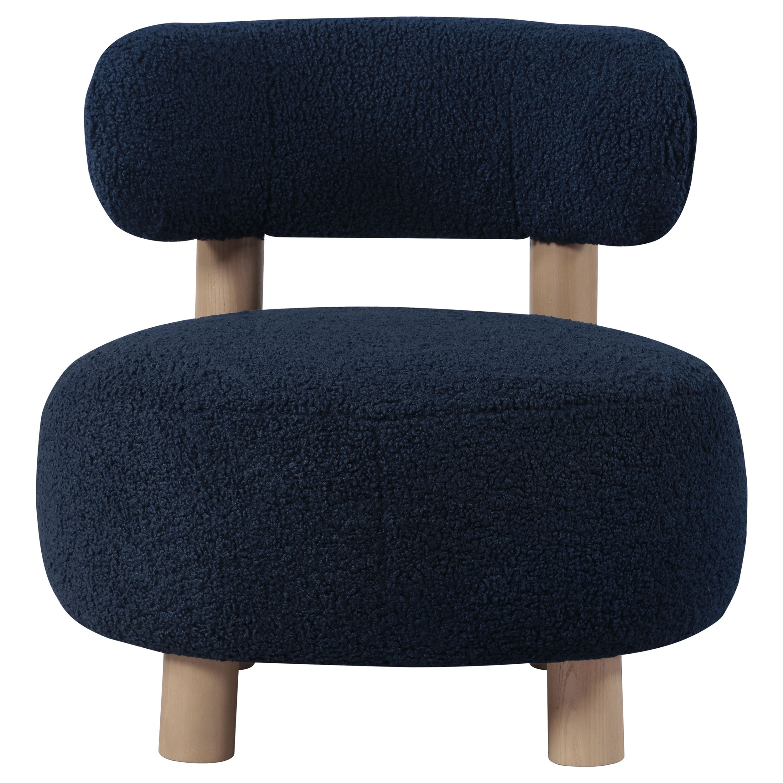 Zonie Boucle Upholstered Back Accent Chair
