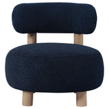 Zonie Boucle Upholstered Back Accent Chair