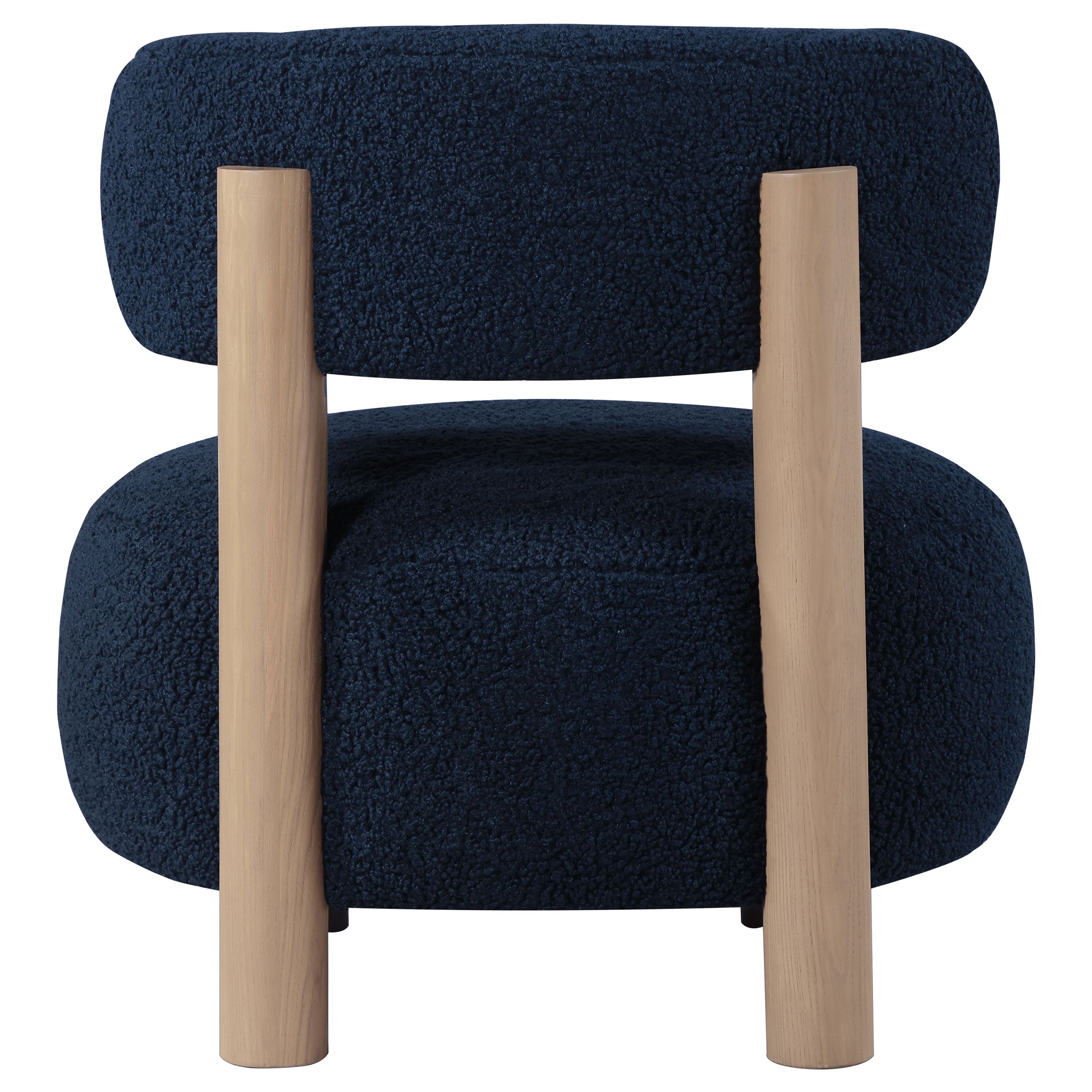Zonie Boucle Upholstered Back Accent Chair