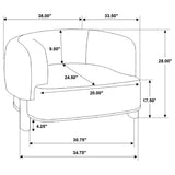 Lawler Upholstered Back Accent Chair