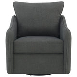 Madia Upholstered Sloped Arm Swivel Glider Chair