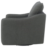 Madia Upholstered Sloped Arm Swivel Glider Chair