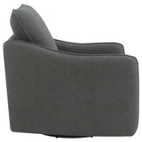 Madia Upholstered Sloped Arm Swivel Glider Chair