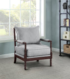 Blanchett Upholstered Bobbin Accent Chair