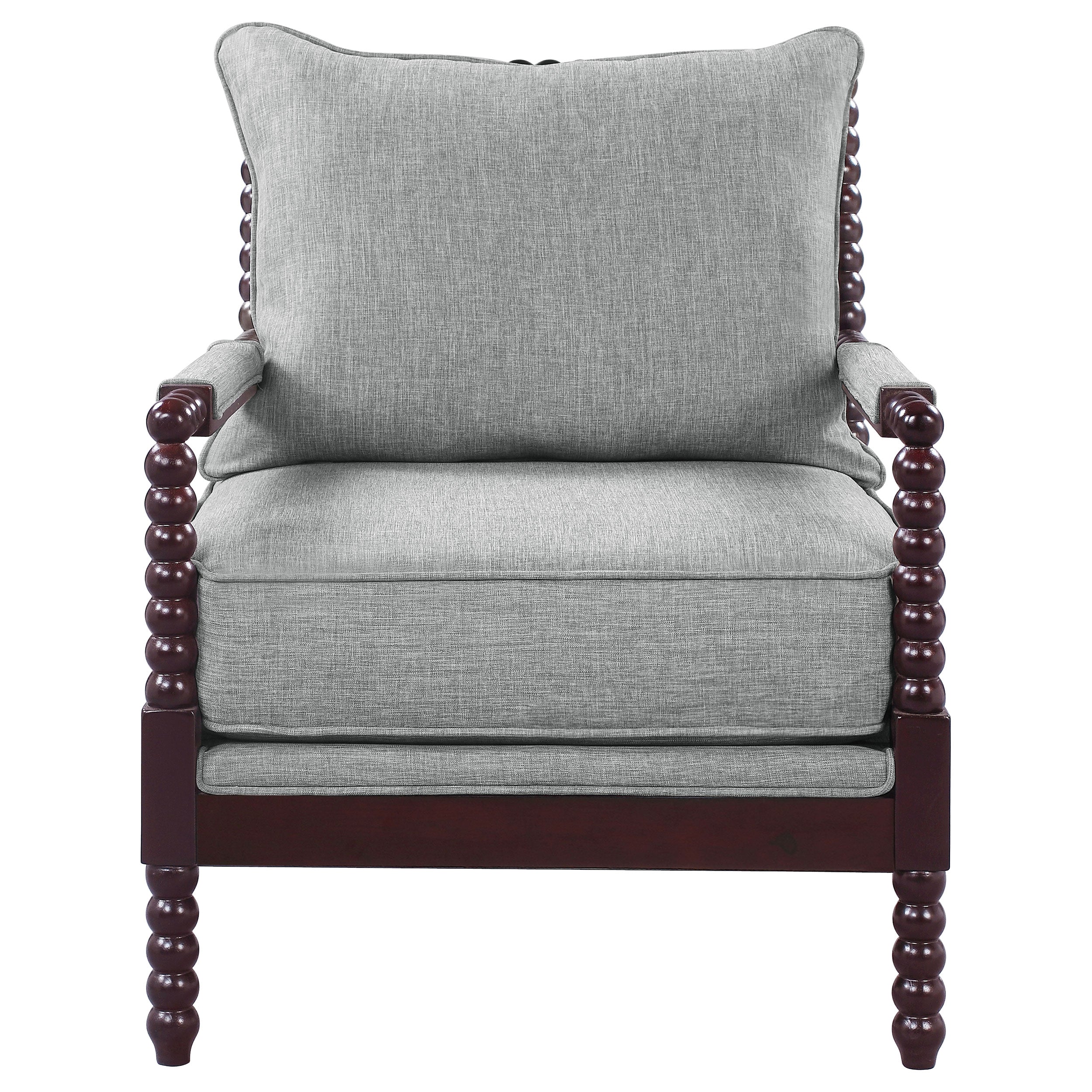 Blanchett Upholstered Bobbin Accent Chair