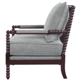 Blanchett Upholstered Bobbin Accent Chair