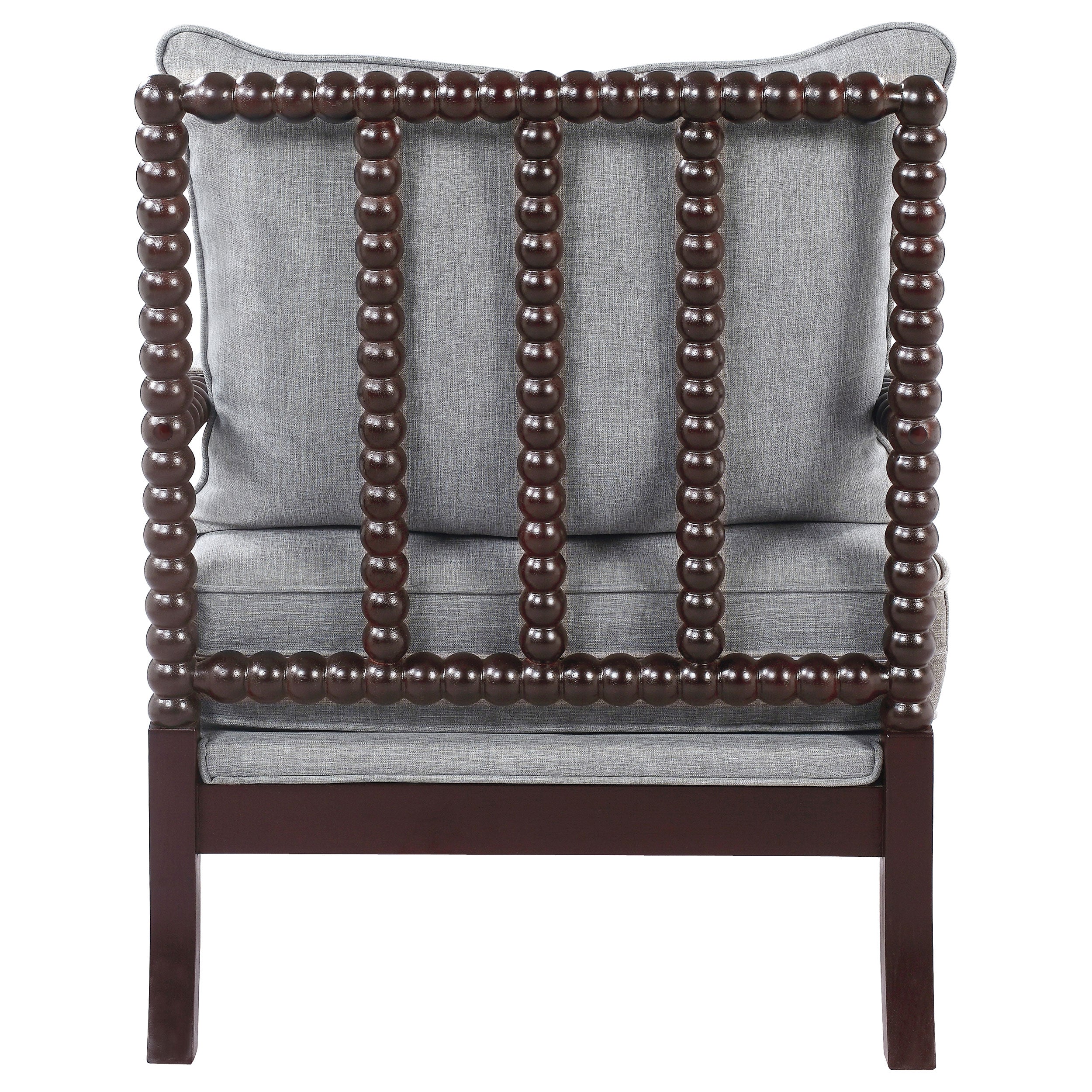 Blanchett Upholstered Bobbin Accent Chair