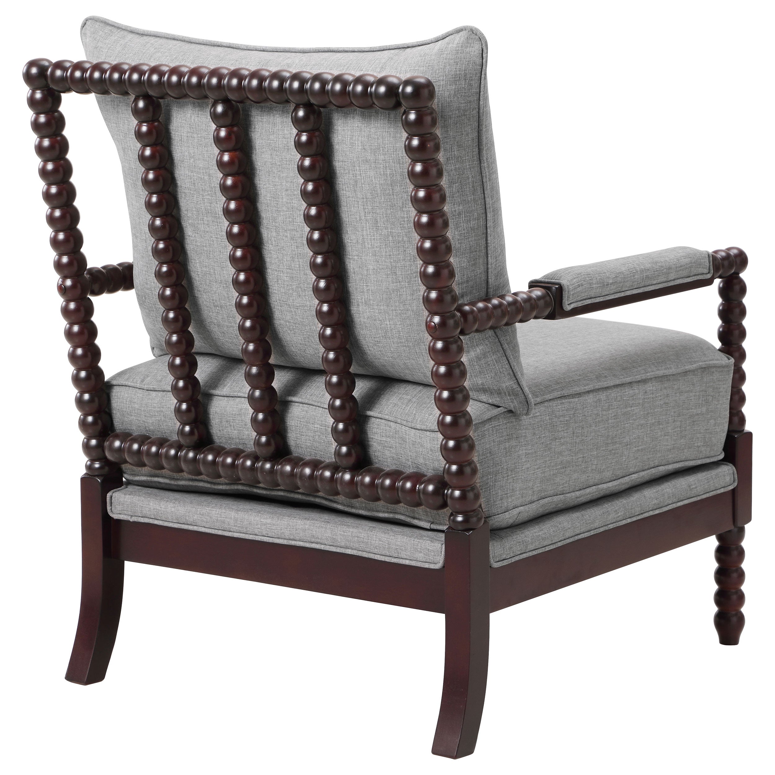 Blanchett Upholstered Bobbin Accent Chair