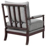 Blanchett Upholstered Bobbin Accent Chair