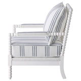 Blanchett Upholstered Bobbin Accent Chair
