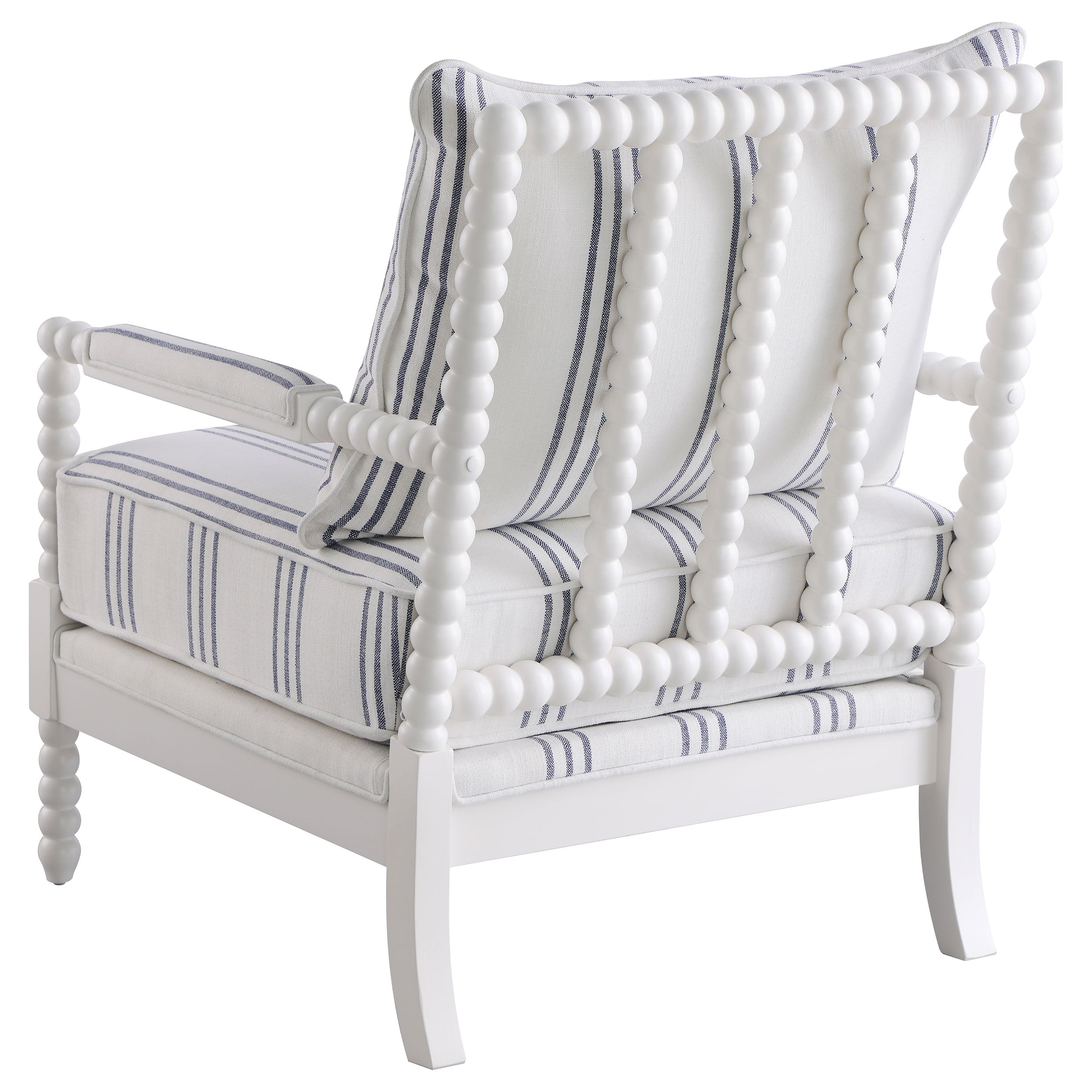 Blanchett Upholstered Bobbin Accent Chair