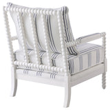 Blanchett Upholstered Bobbin Accent Chair