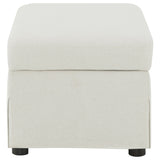 Winter Upholstered Hydraulic Lift Top Storage Ottoman