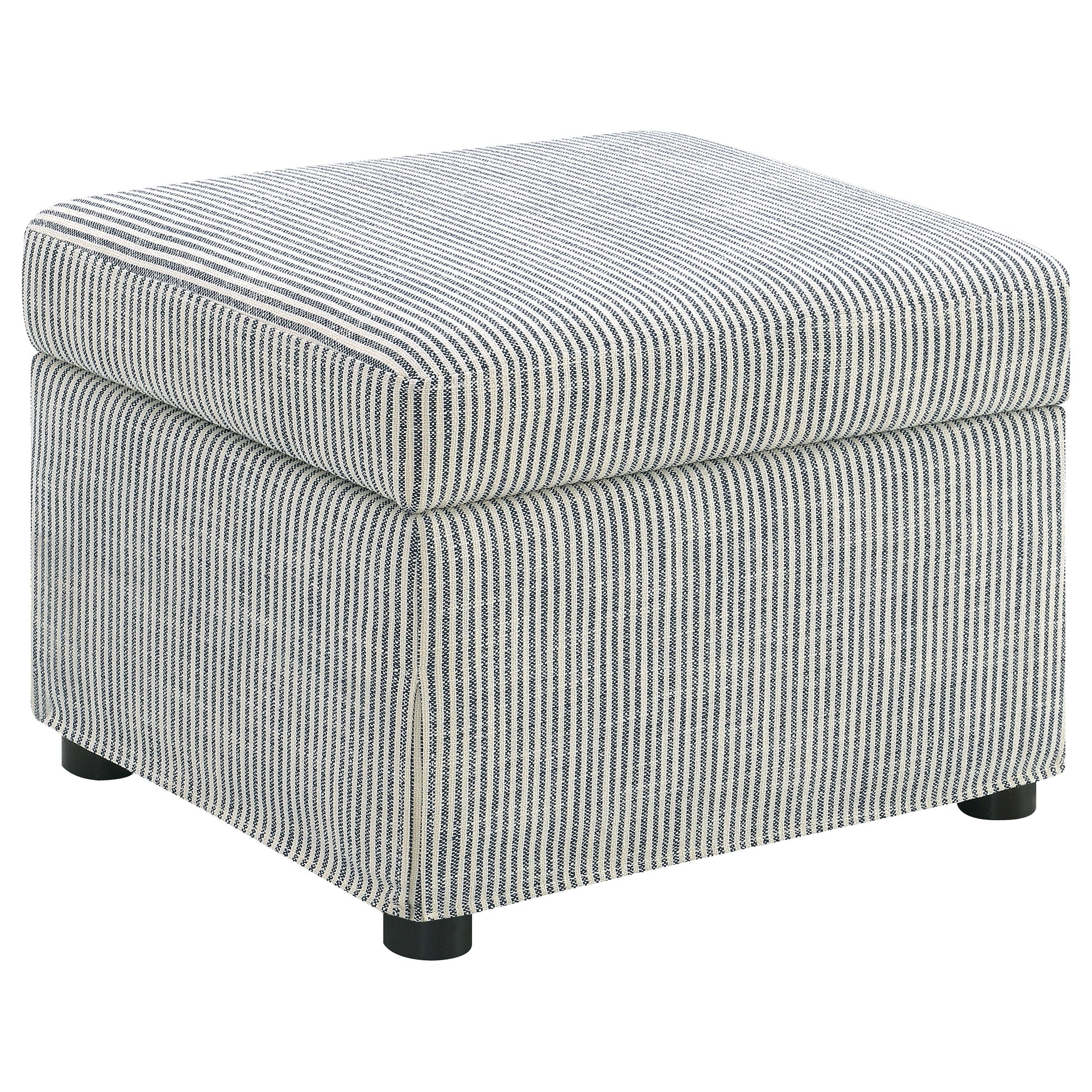 Winter Upholstered Hydraulic Lift Top Storage Ottoman