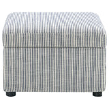 Winter Upholstered Hydraulic Lift Top Storage Ottoman