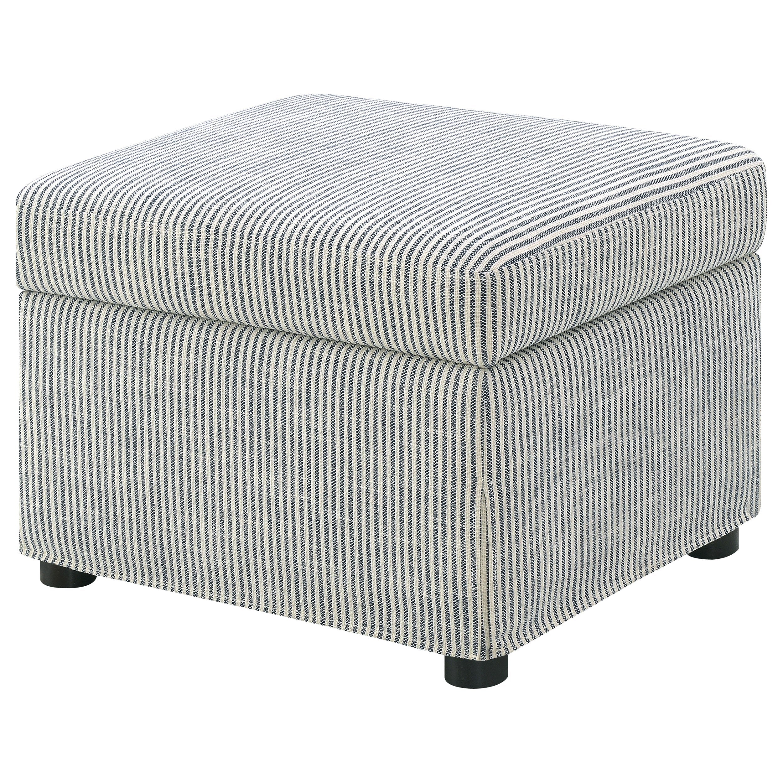 Winter Upholstered Hydraulic Lift Top Storage Ottoman