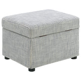 Winter Upholstered Hydraulic Lift Top Storage Ottoman
