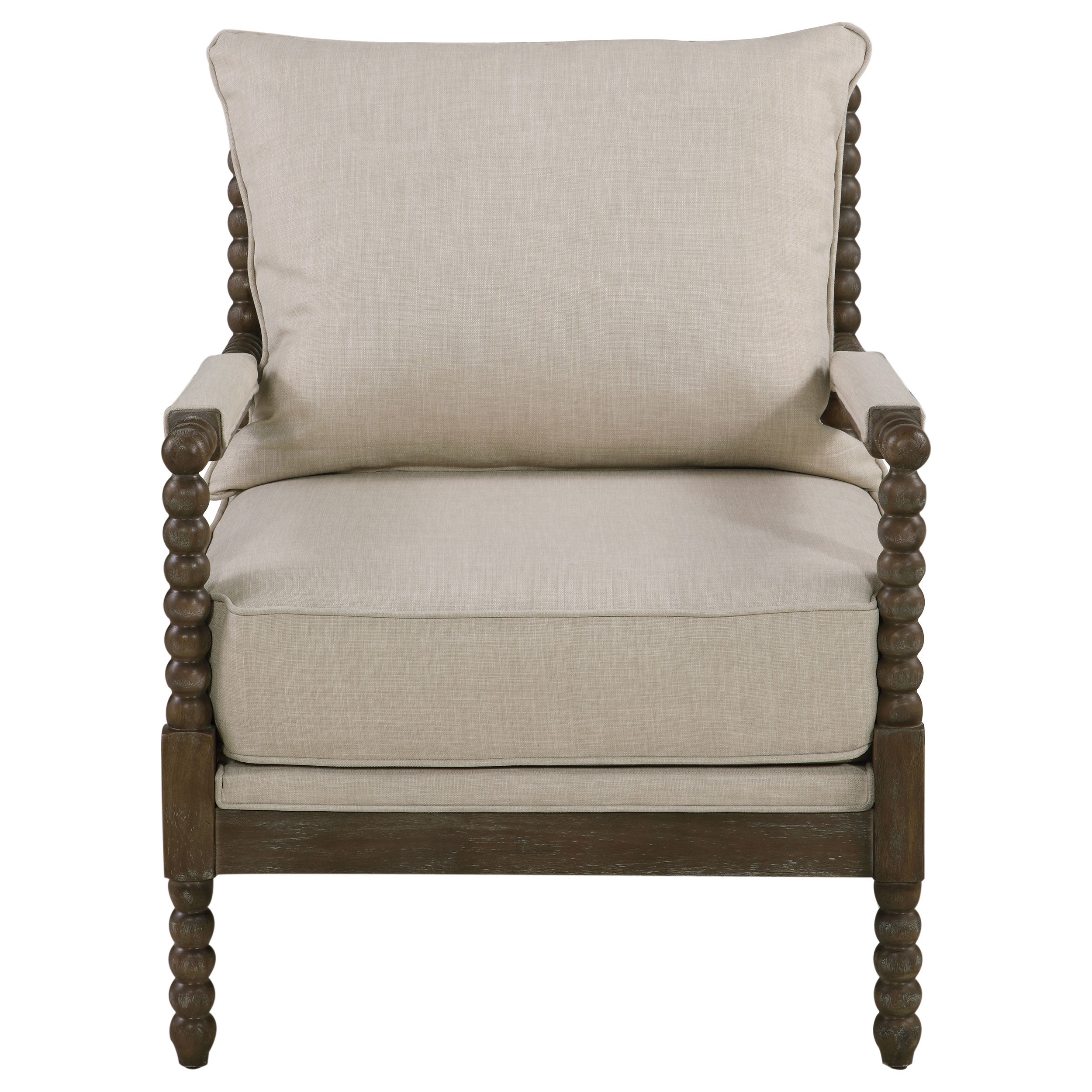Blanchett Upholstered Bobbin Accent Chair