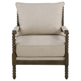 Blanchett Upholstered Bobbin Accent Chair
