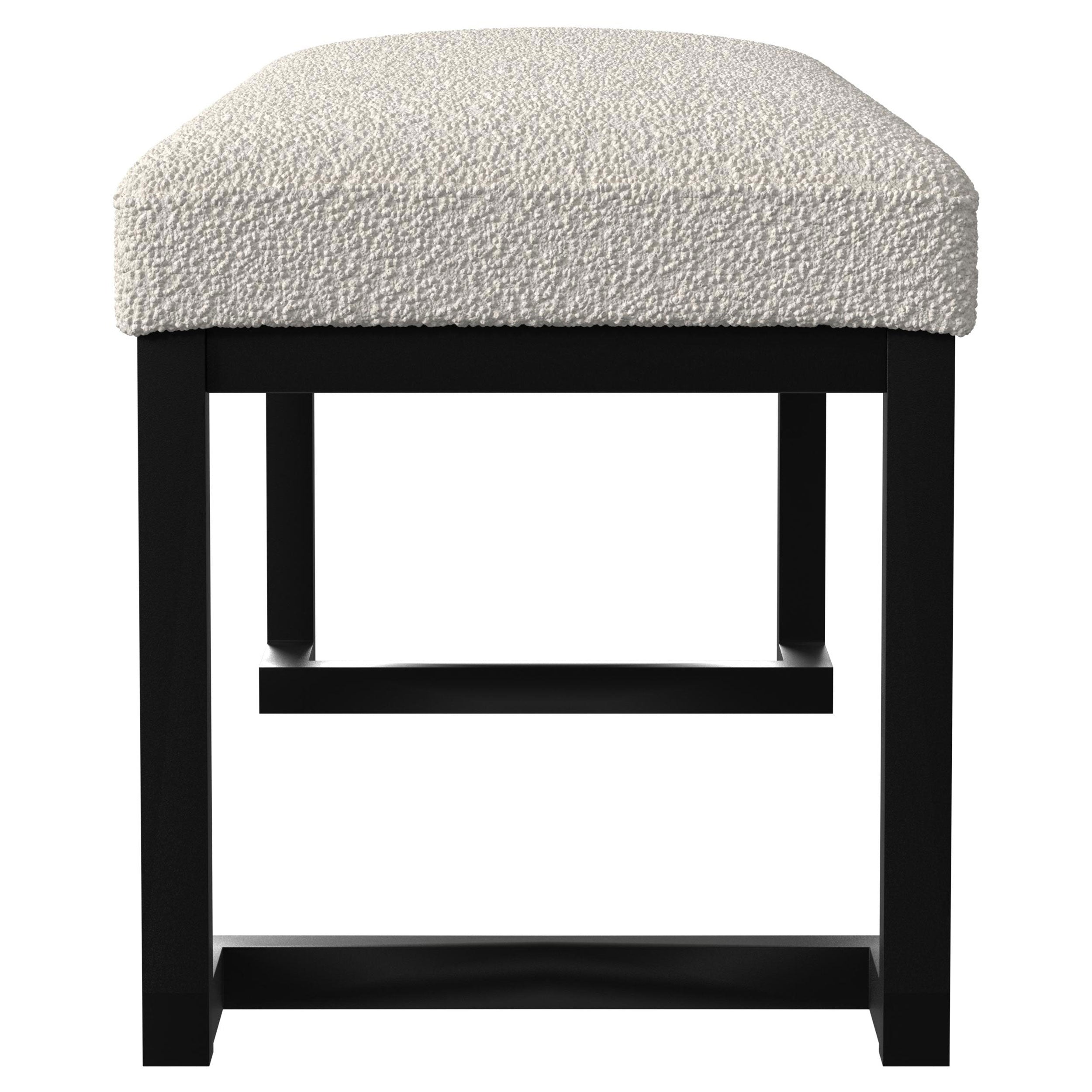 Mesa Boucle Upholstered Tufted Accent Bench