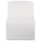 Drayton Upholstered Curved Armless Accent Chair