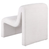 Drayton Upholstered Curved Armless Accent Chair