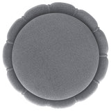 Sora Round Upholstered Ottoman