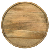 Ixia Round Solid Wood Accent Side Table