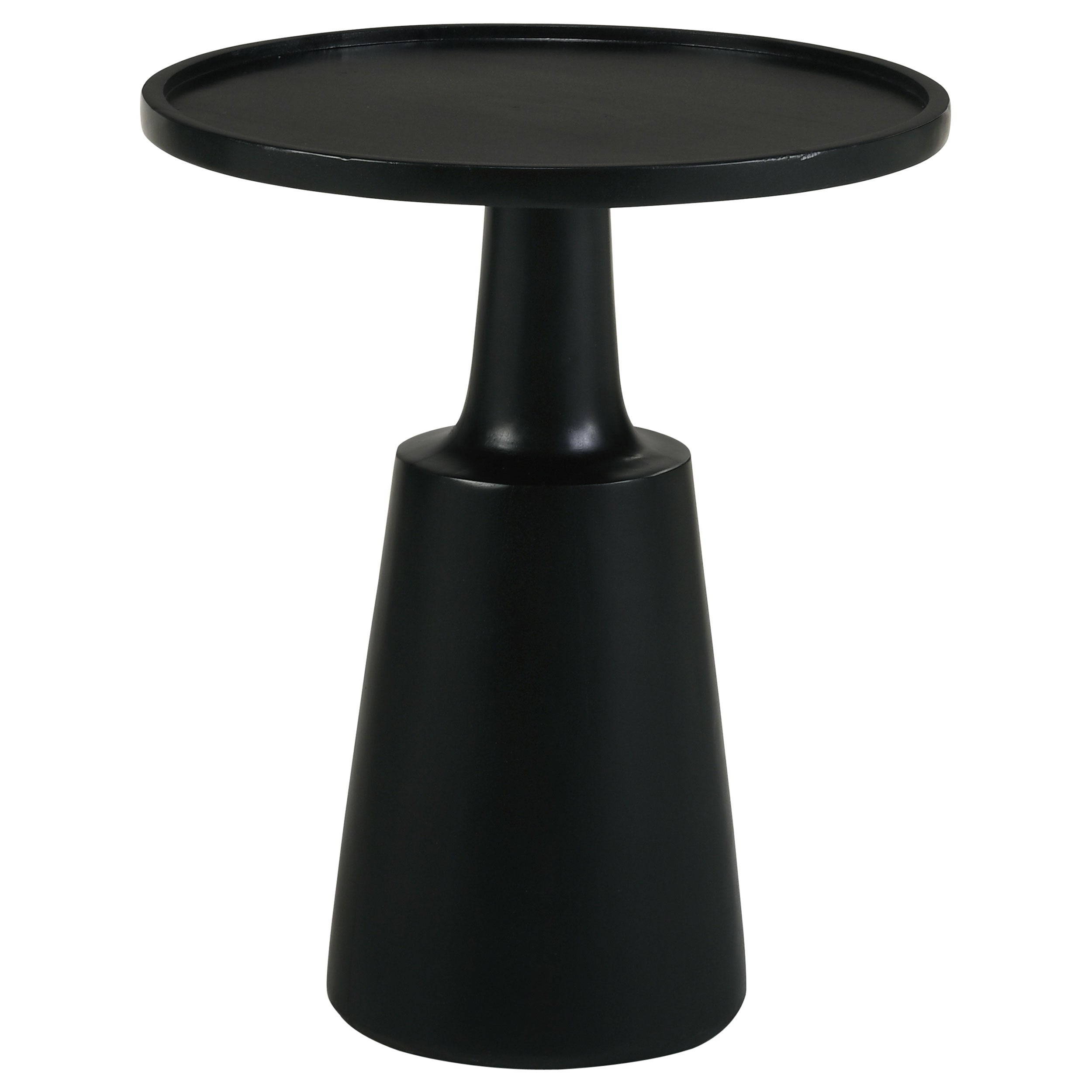 Ixia Round Solid Wood Accent Side Table
