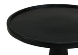 Ixia Round Solid Wood Accent Side Table
