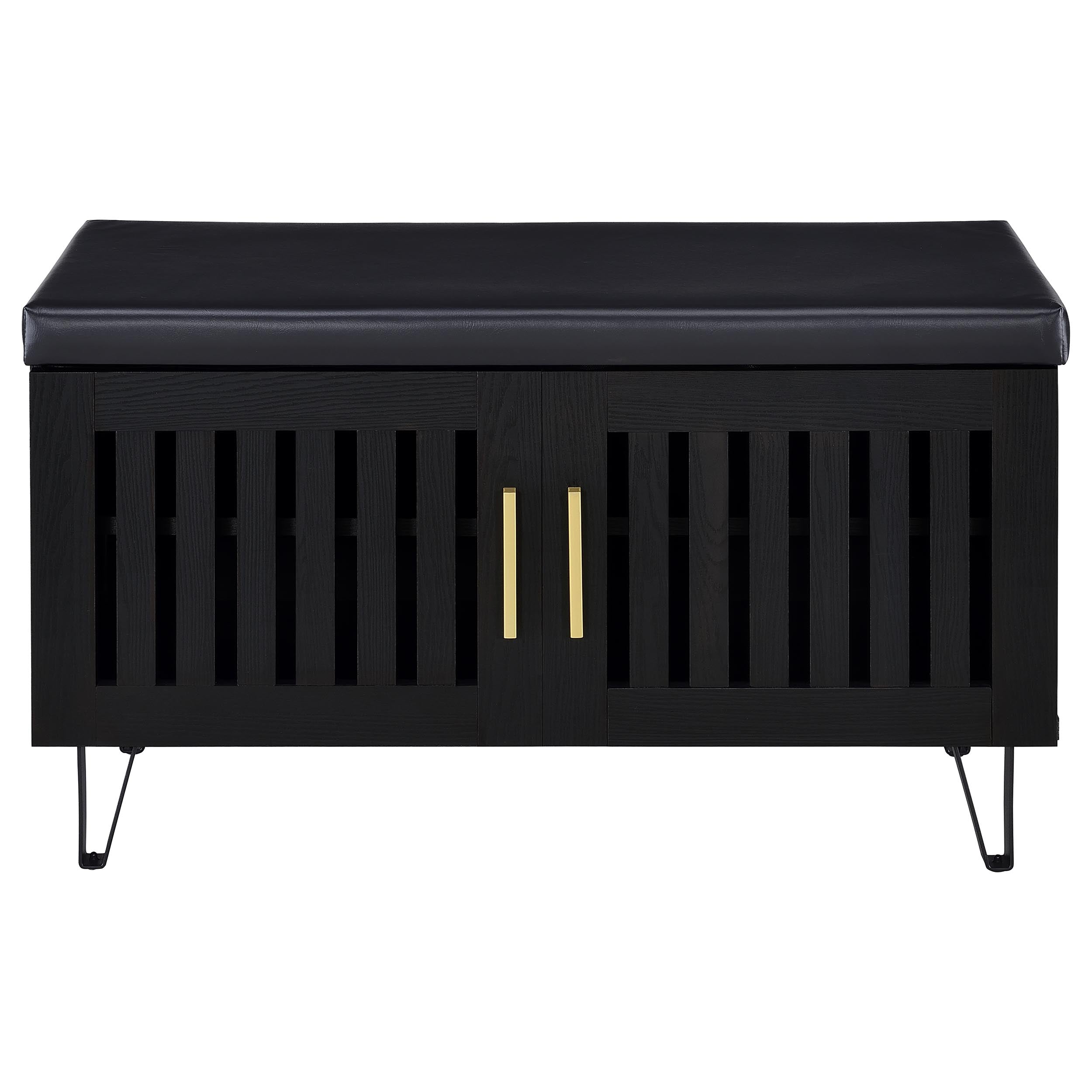 Brixton 2-door Padded Entryway Shoe Storage Bench
