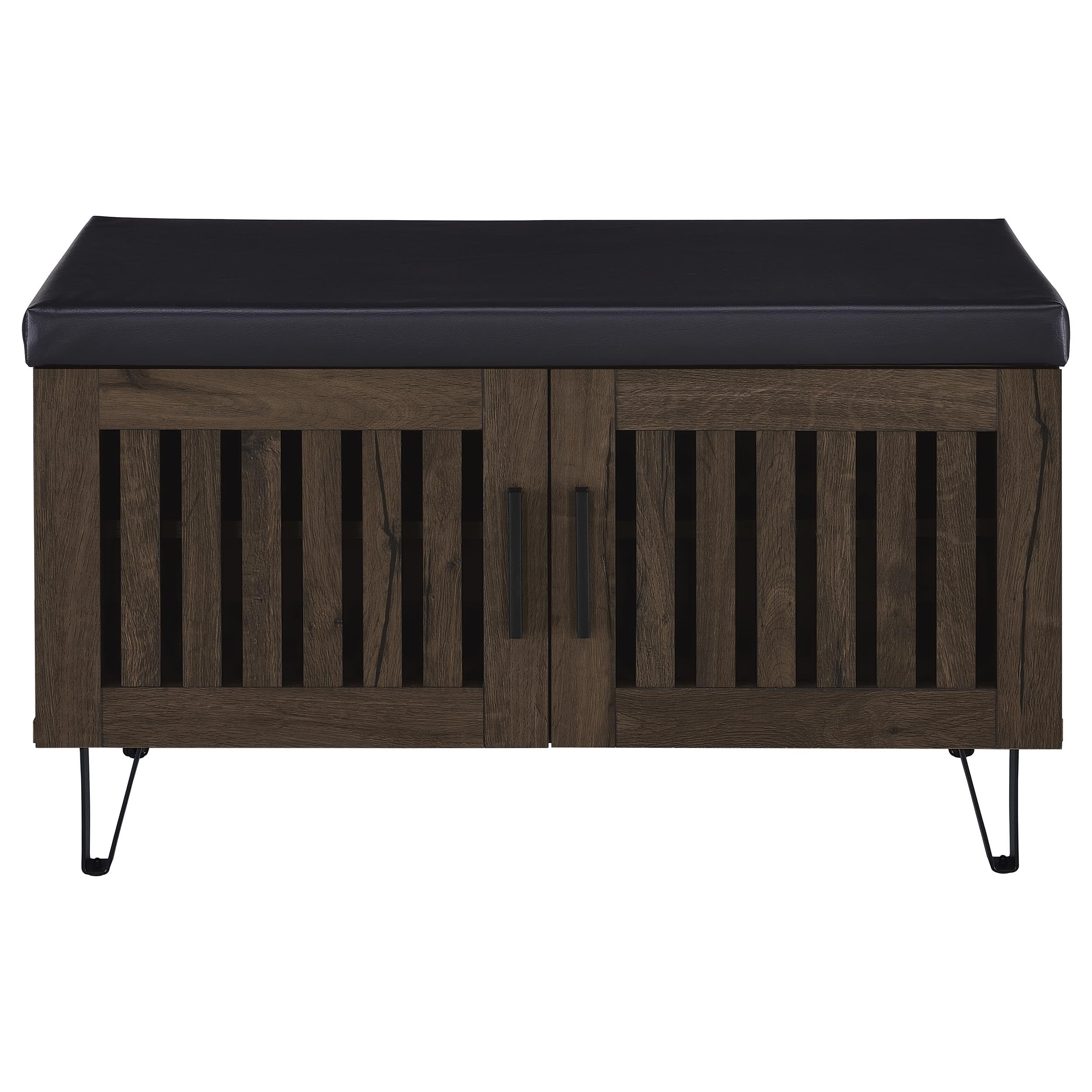 Brixton 2-door Padded Entryway Shoe Storage Bench