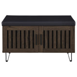 Brixton 2-door Padded Entryway Shoe Storage Bench