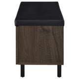 Brixton 2-door Padded Entryway Shoe Storage Bench