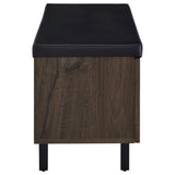 Brixton 2-door Padded Entryway Shoe Storage Bench