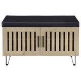 Brixton 2-door Padded Entryway Shoe Storage Bench