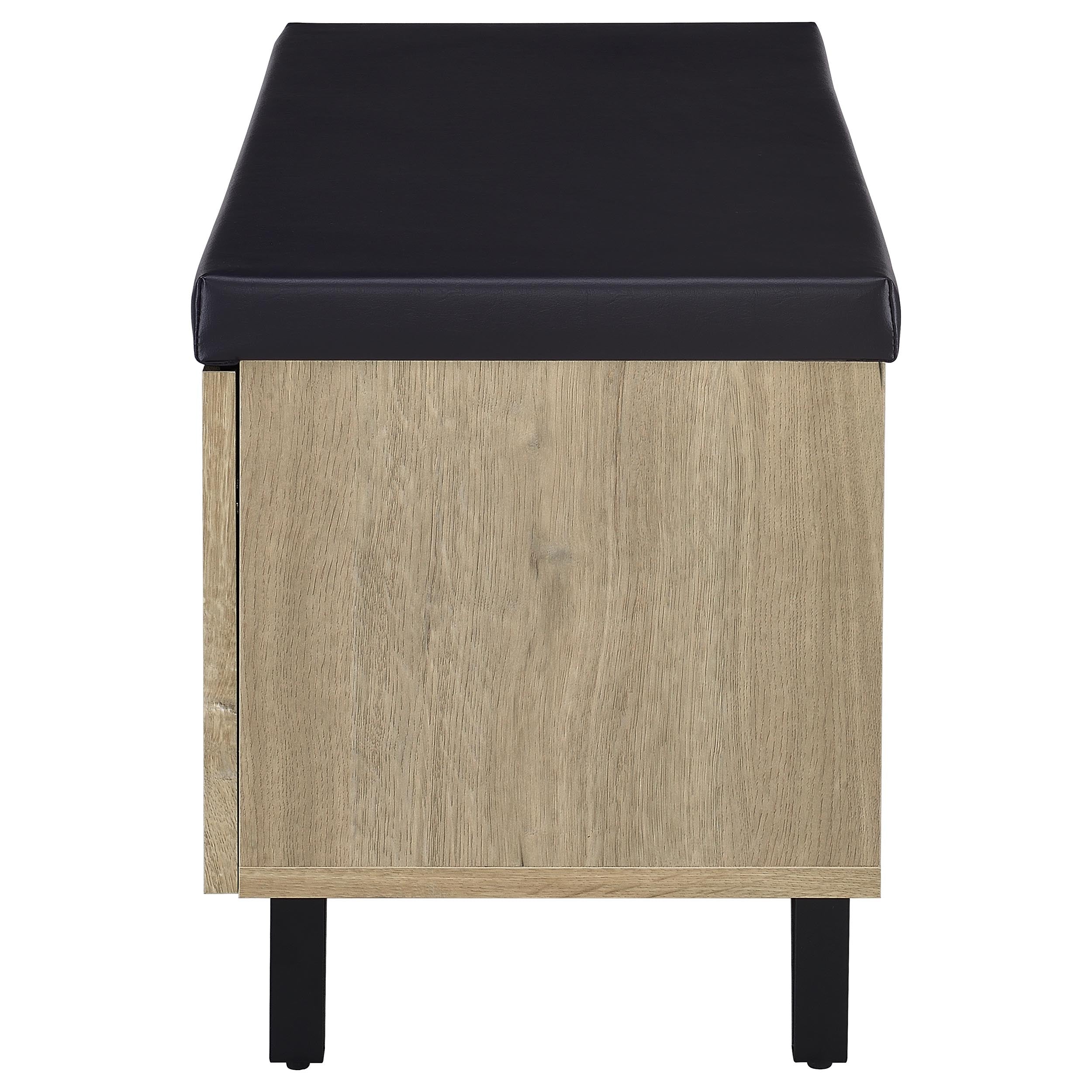 Brixton 2-door Padded Entryway Shoe Storage Bench