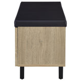 Brixton 2-door Padded Entryway Shoe Storage Bench