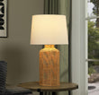 Nairobi Empire Shade Handwoven Rattan Table Lamp Natural