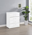 Danbury 3-drawer Makeup Vanity & Stool Set High Gloss