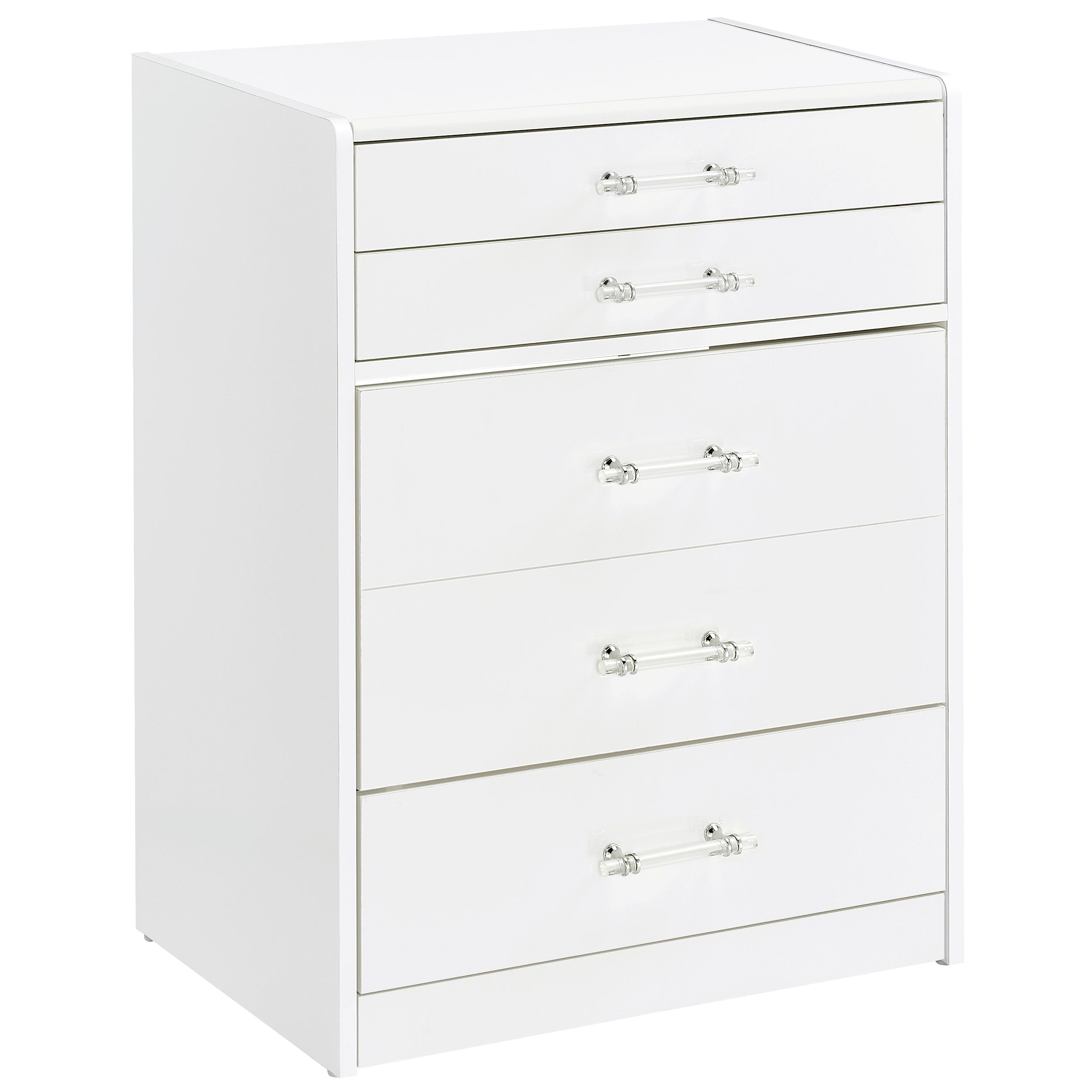Danbury 3-drawer Makeup Vanity & Stool Set High Gloss