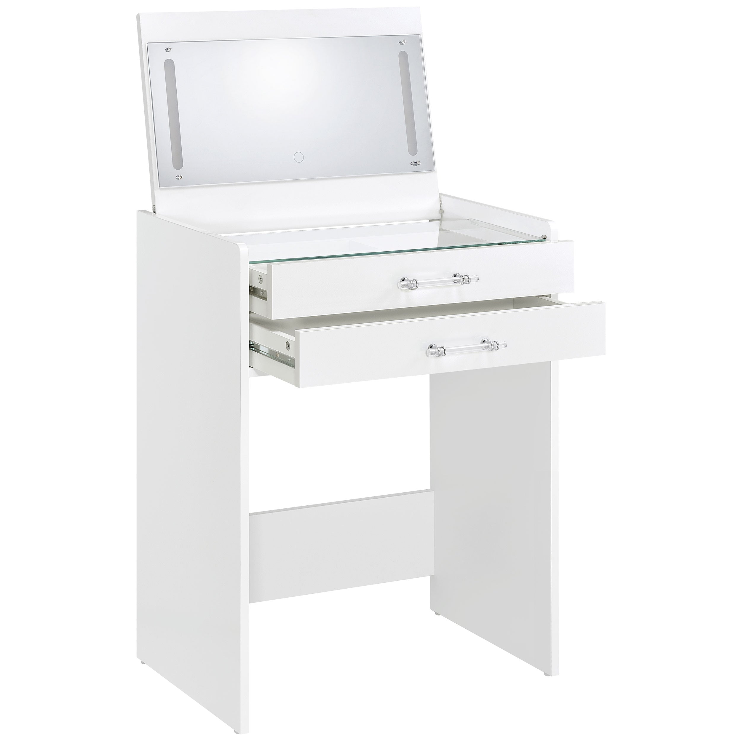 Danbury 3-drawer Makeup Vanity & Stool Set High Gloss