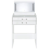 Danbury 3-drawer Makeup Vanity & Stool Set High Gloss