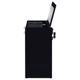 Danbury 3-drawer Makeup Vanity & Stool Set High Gloss