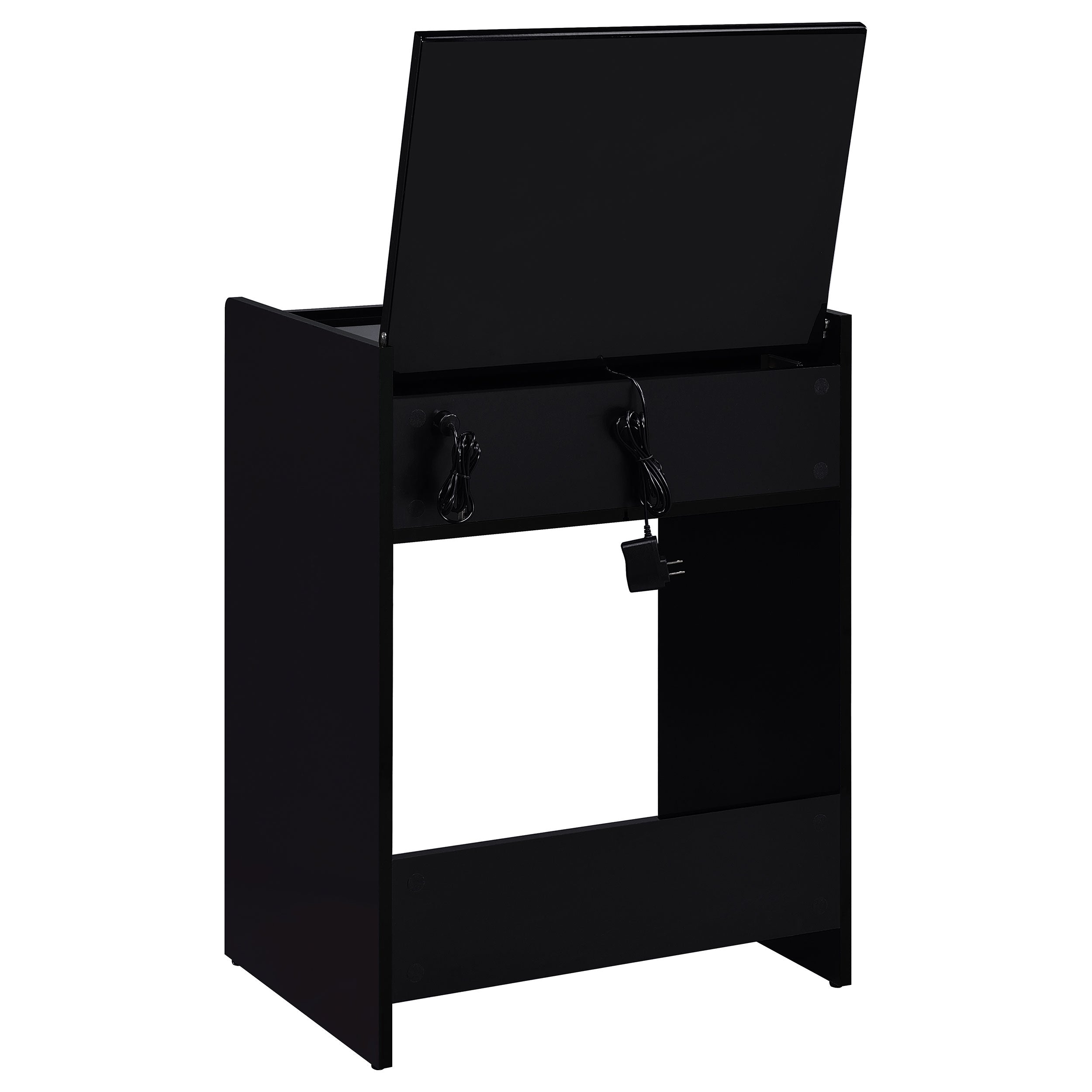 Danbury 3-drawer Makeup Vanity & Stool Set High Gloss