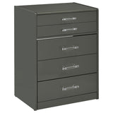 Danbury 3-drawer Makeup Vanity & Stool Set High Gloss