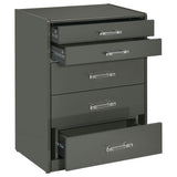 Danbury 3-drawer Makeup Vanity & Stool Set High Gloss