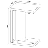 Clower Engineered Wood C-Shaped Sofa Side Table