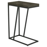 Sergio Engineered Wood C-Shaped Sofa Side Table