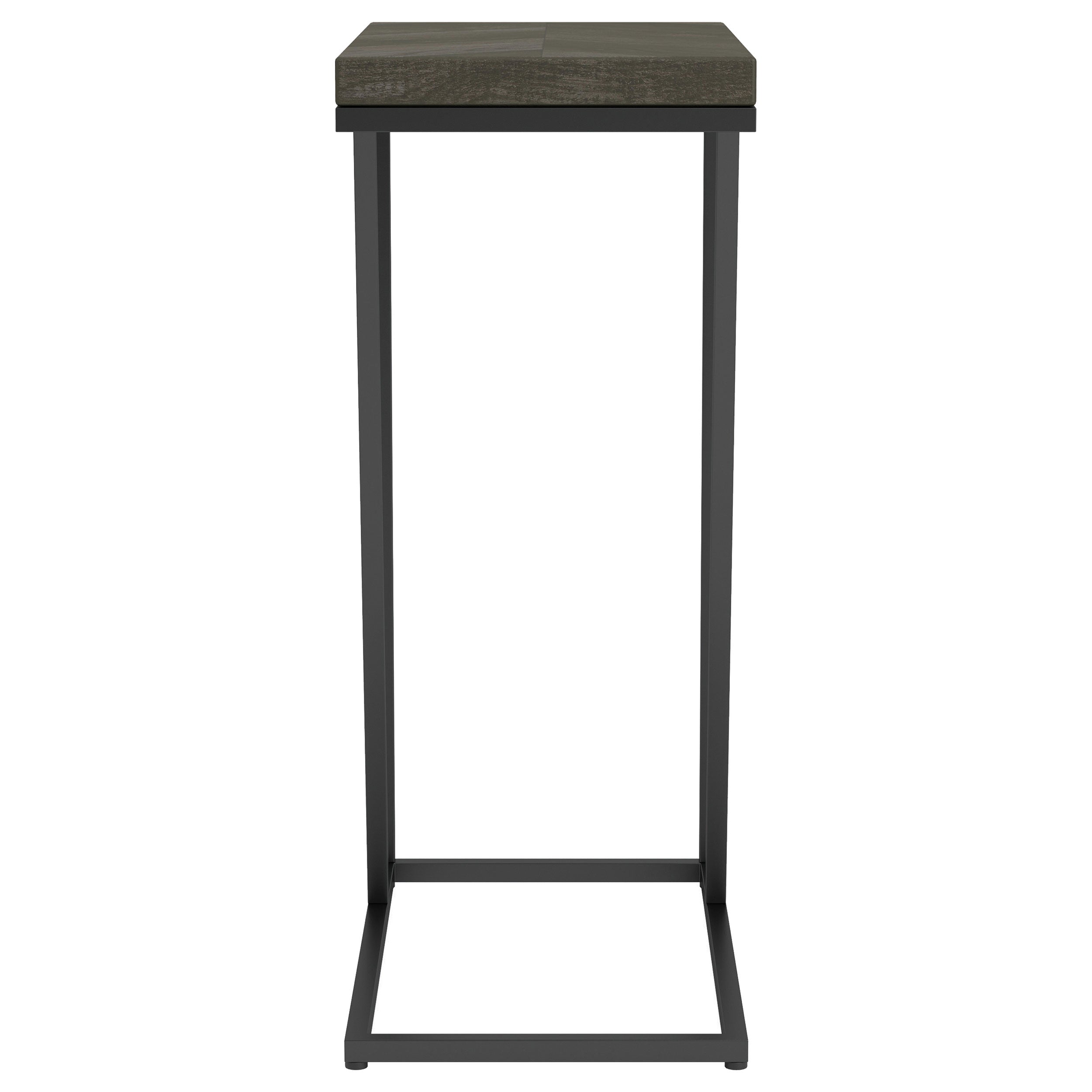Sergio Engineered Wood C-Shaped Sofa Side Table